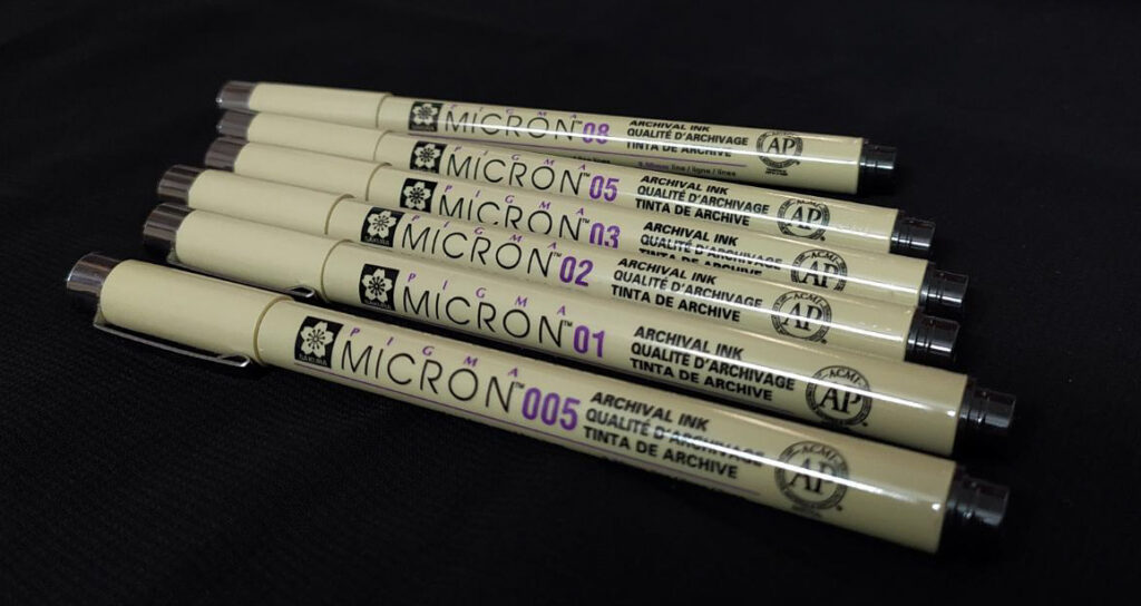 Sakura Pigma Micron Pen Review - Archipasta